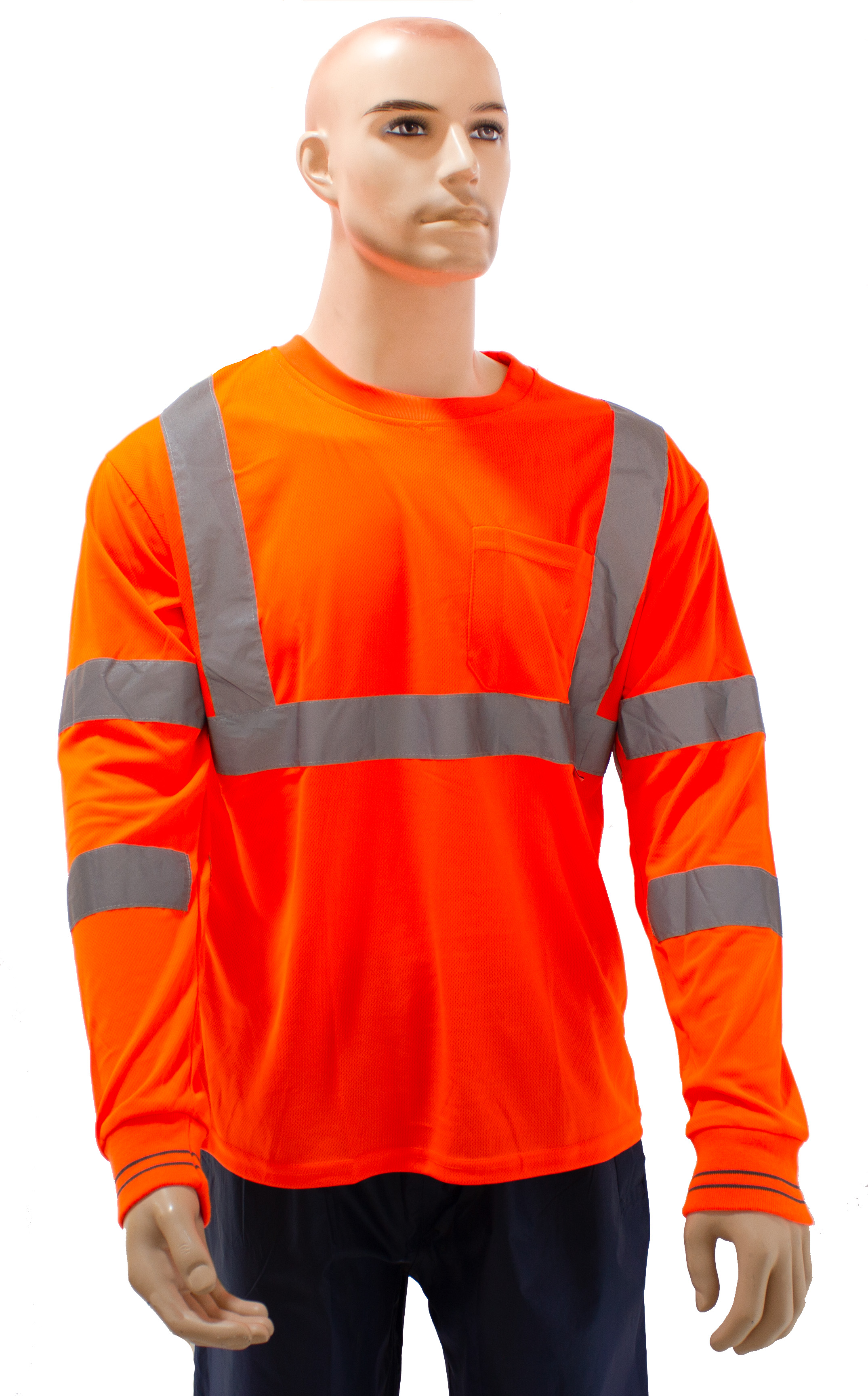 CAMISETAS REFLECTANTES COLOR NARANJA FS102-LS