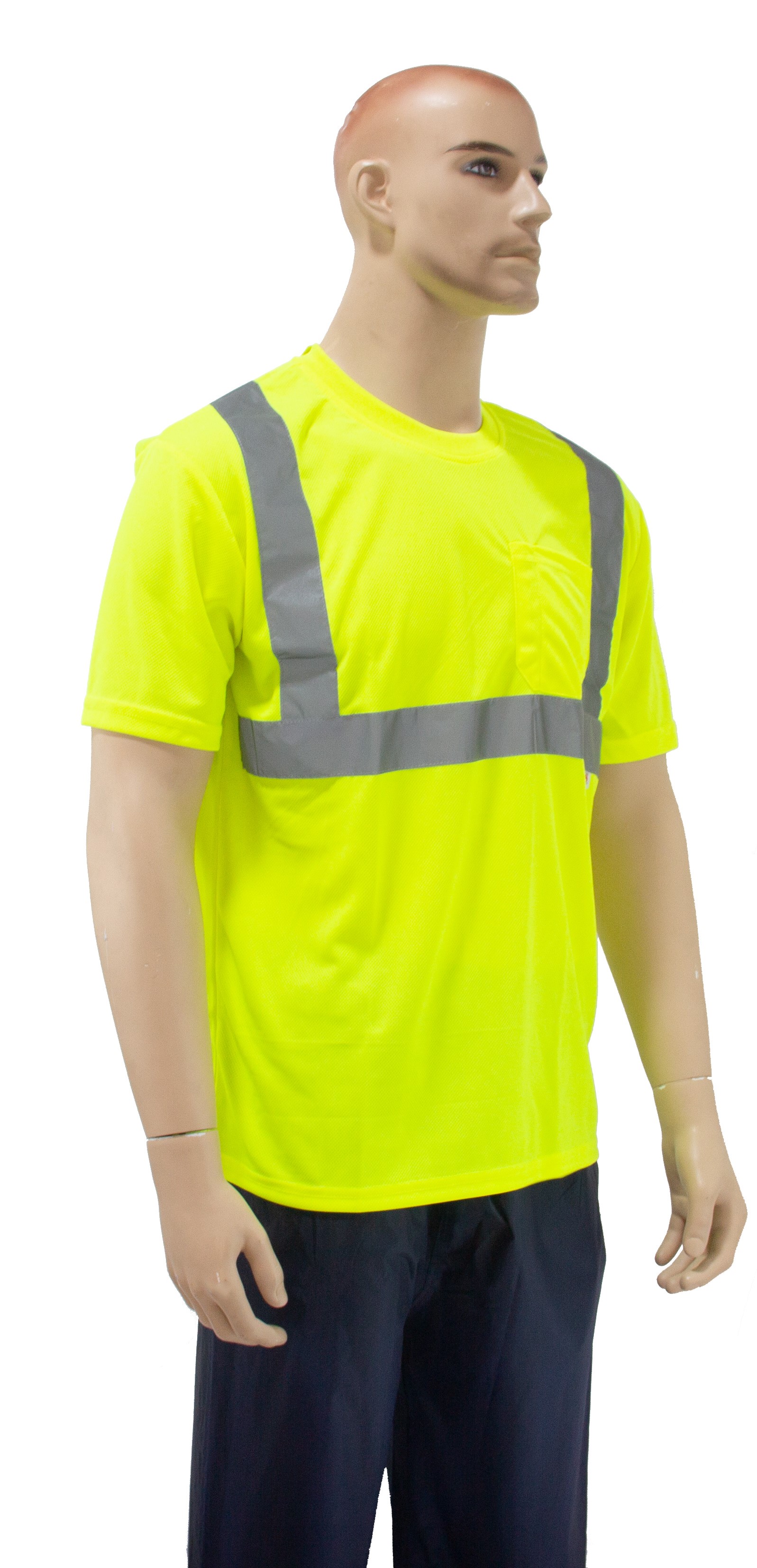 CAMISETAS REFLECTANTES COLOR VERDE FS102-SS