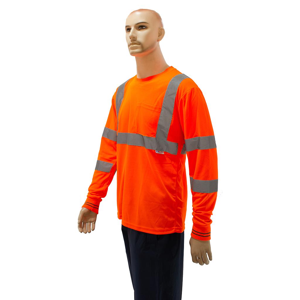 REFLECTIVE T-SHIRTS ORANGE COLOR FS102-LS (copy)