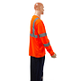 CAMISETAS REFLECTANTES COLOR NARANJA FS102-LS